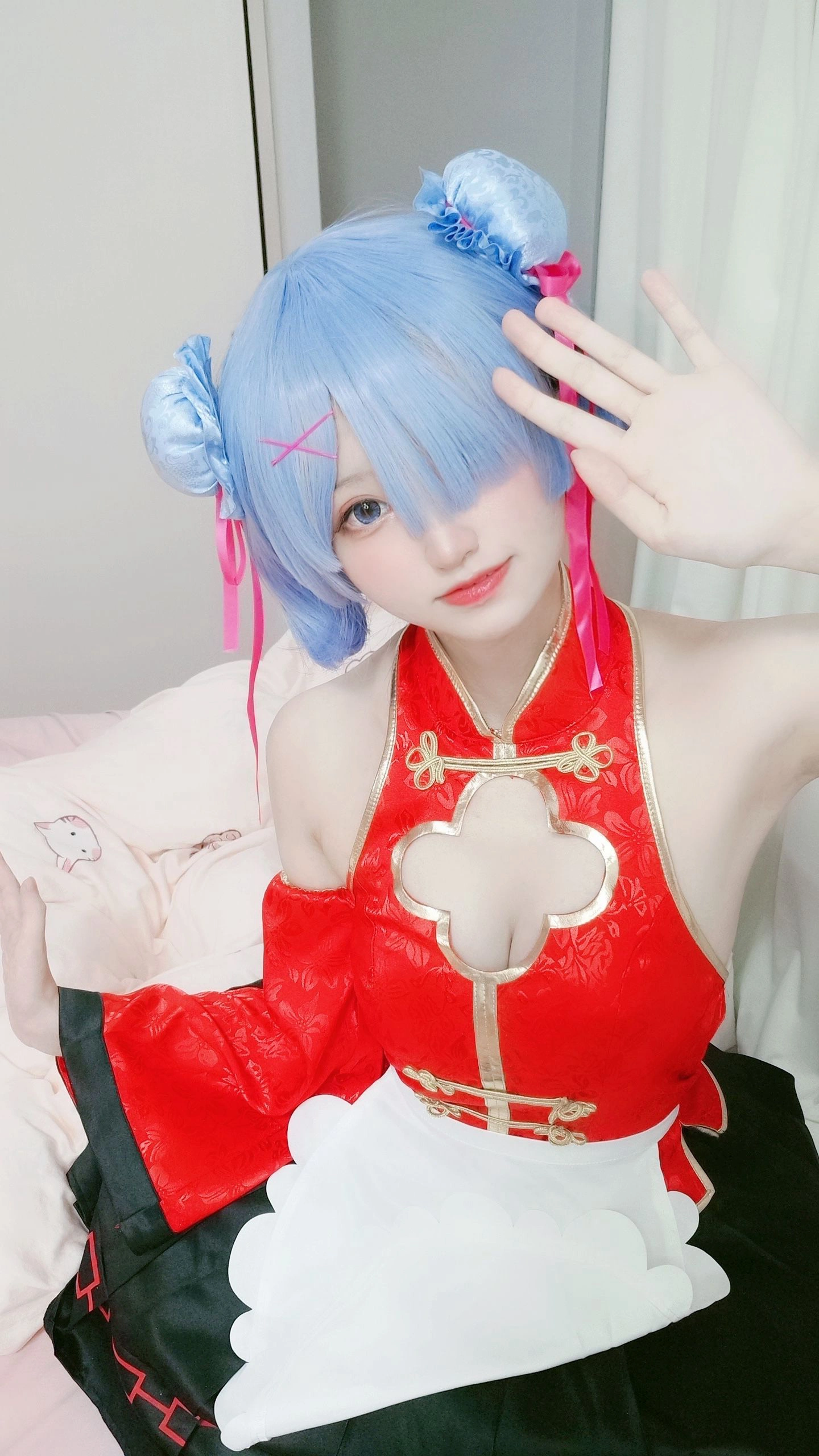 千阳(ちよ) - NO.28 蕾姆旗袍仆cos 3