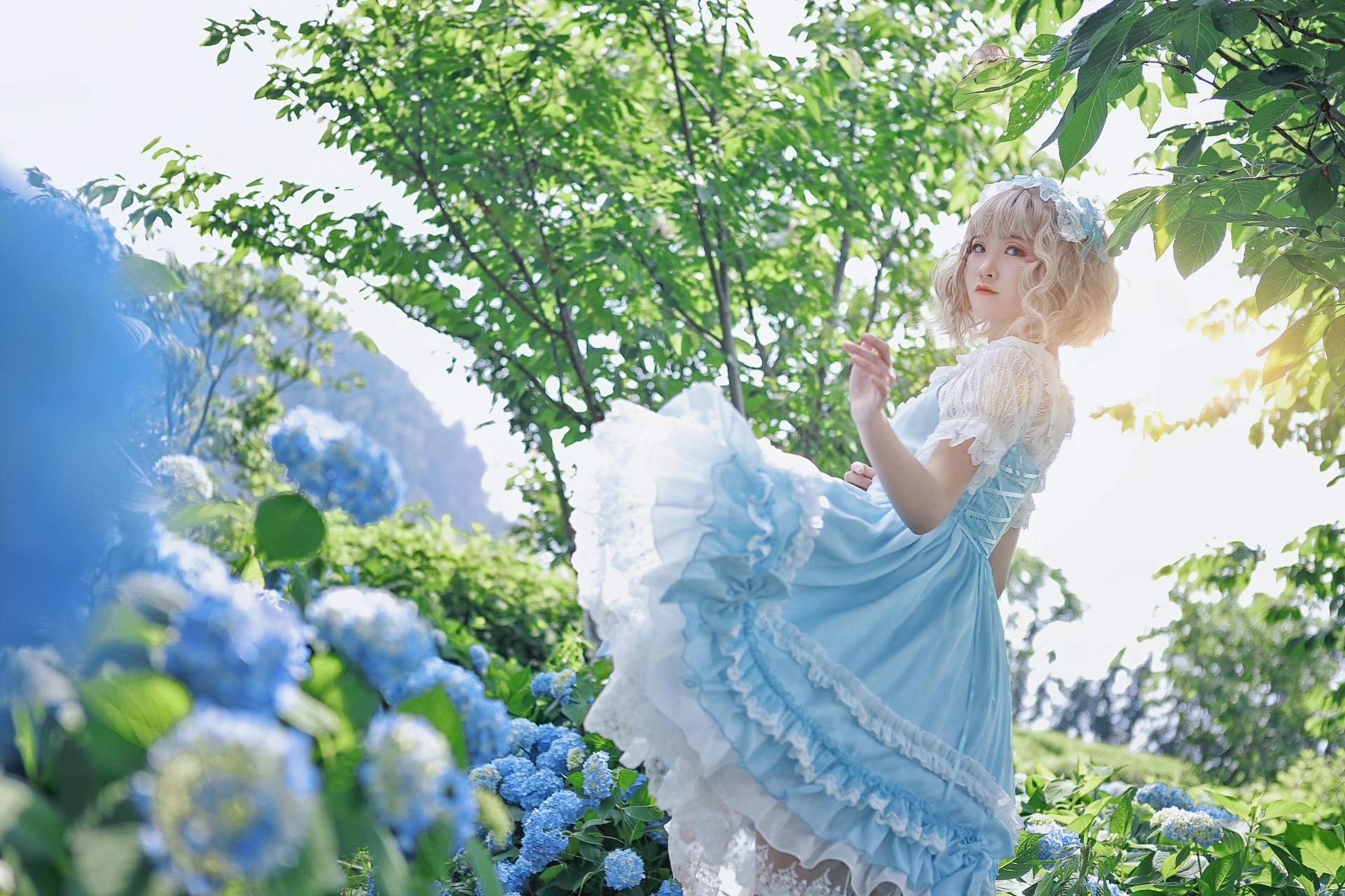 夏柠柠 - NO.24 LOLITA带你去看那漫山遍野的绣球花好吗？ 1