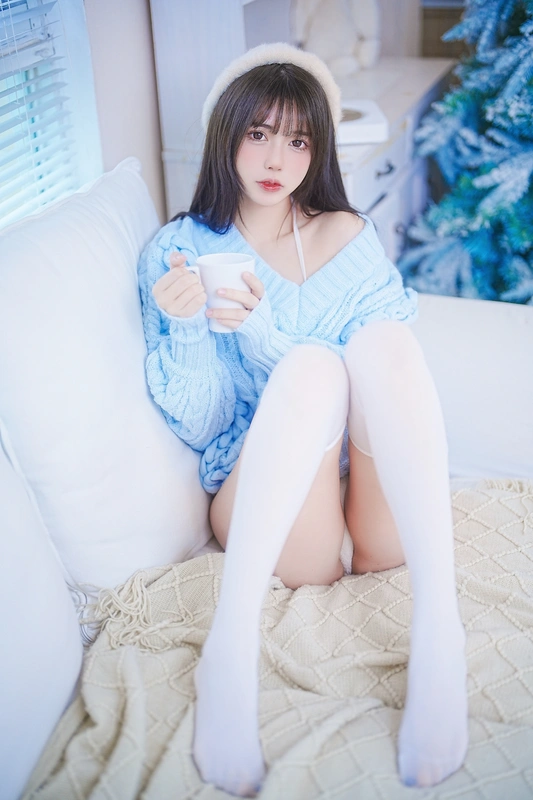 蓝色秋冬毛衣 - tina很妖孽呀